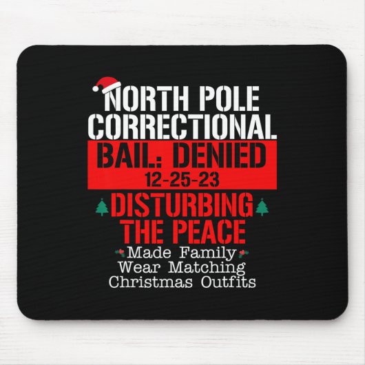 Korrektur des Nordpol-Stils verleugnet Verstörung Mousepad (Vorne)