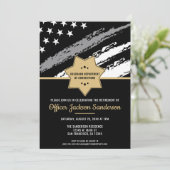 Korrektur für die Ausleihung der dünnen Silber-Lin Einladung (Stehend Vorderseite)