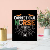 Korrektur Nurse Halloween Pumpkin Classic T-Shi Acrylschild (Hochzeit)