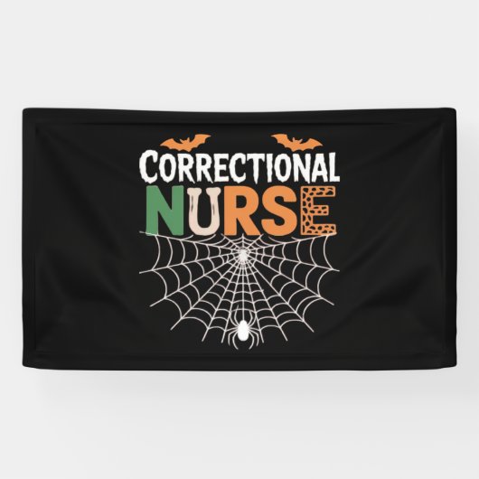 Korrektur Nurse Halloween Pumpkin Classic T-Shi Banner (Horizontal)
