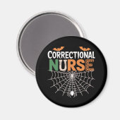 Korrektur Nurse Halloween Pumpkin Classic T-Shi Magnet (Vorderseite/Rückseite)