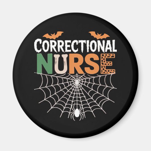 Korrektur Nurse Halloween Pumpkin Classic T-Shi Magnet (Vorne)