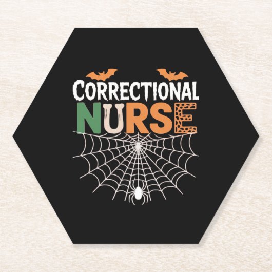 Korrektur Nurse Halloween Pumpkin Classic T-Shi Untersetzer (Vorderseite)