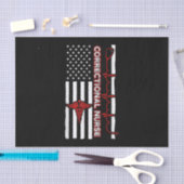 Korrektur Nurse USA Flag Nursing RN Seidenpapier (Handwerk)