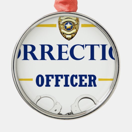 Korrektur-Offizier 3 Ornament Aus Metall (Vorne)