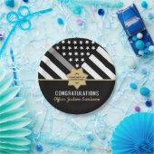 Korrektur-Offizier - Bewahrung der dünnen Silber-L Pappteller (Party)