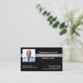 Korrektur-Referent Benutzerdefinierte Foto-dünne g Visitenkarte (Stehend Vorderseite)