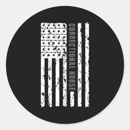 Korrekturen Krankenversicherung für die amerikanis Runder Aufkleber (Vorderseite)