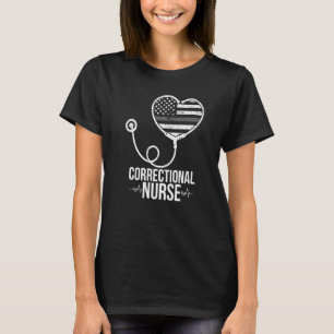 Korrekturkrankenschwester Dünne Silberlinie Besser T-Shirt