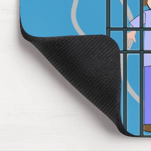 Korrekturkrankenschwester-T - Shirts u. Geschenke Mousepad (Ecke)