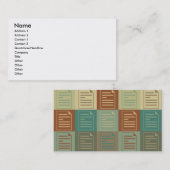 Korrekturlesen von Pop-Kunst Visitenkarte (Vorne/Hinten)