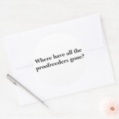 Korrekturleser Runder Aufkleber (Umschlag)