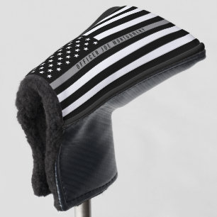 Korrekturoffizier-dünne graue Linie Golf Headcover