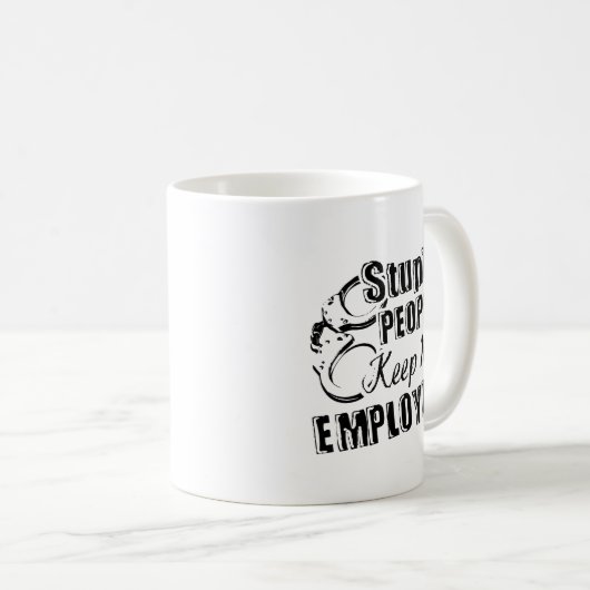 Korrekturoffizier-Job-Tasse Kaffeetasse (VorderseiteRechts)