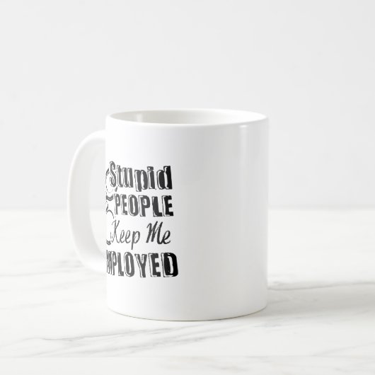 Korrekturoffizier-Job-Tasse Kaffeetasse (Vorderseite Links)