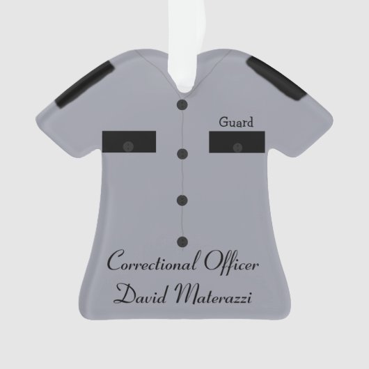 Korrekturoffizier-Weihnachtsverzierung Ornament (Vorderseite)
