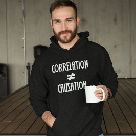 Korrelation ist nicht gleich Ursache Wissenschaft  Hoodie