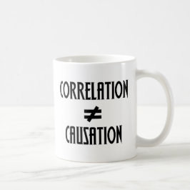 Korrelation ist nicht gleich Ursache Wissenschaft  Kaffeetasse