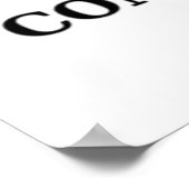 Korrelationsanalyse führt zu statistischen Beziehu Poster (Ecke)