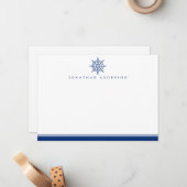 Korrespondenz der Nautischen Navy Mitteilungskarte (Vorderseite/Rückseite Beispiel)