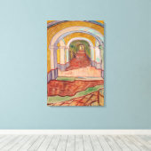 Korridor im Asyl Leinwanddruck (Insitu (Holzboden))