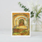Korridor Saint-Paul Asylum, Vincent van Gogh Postkarte (Stehend Vorderseite)