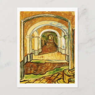 Korridor Saint-Paul Asylum, Vincent van Gogh Postkarte
