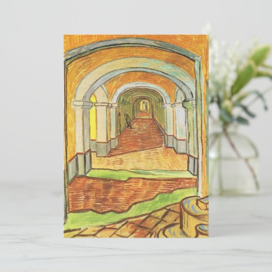 Korridor von St. Paul Asylum (Vincent van Gogh) (Stehend Vorderseite)