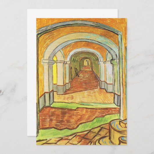 Korridor von St. Paul Asylum (Vincent van Gogh) (Vorne/Hinten)
