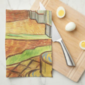 Korridor von St. Paul Asylum (Vincent van Gogh) Geschirrtuch (Viertel Falte)