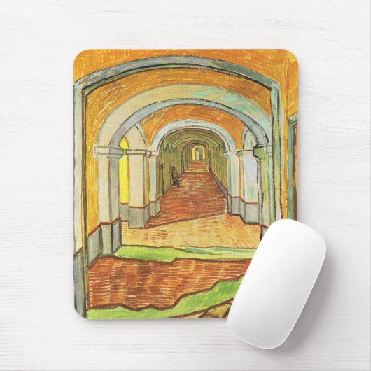 Korridor von St. Paul Asylum (Vincent van Gogh) Mousepad (Mit Mouse)