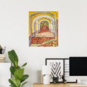Korridor von St. Paul Asylum (Vincent van Gogh) Poster (Heimbüro)