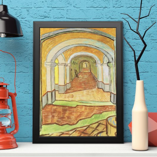 Korridor von St. Paul Asylum (Vincent van Gogh) Poster