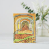 Korridor von St. Paul Asylum (Vincent van Gogh) Postkarte (Stehend Vorderseite)
