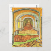 Korridor von St. Paul Asylum (Vincent van Gogh) Postkarte (Vorne/Hinten)