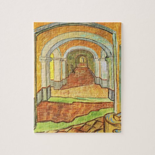 Korridor von St. Paul Asylum (Vincent van Gogh) Puzzle (Vertikal)