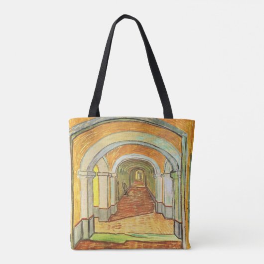 Korridor von St. Paul Asylum (Vincent van Gogh) Tasche (Rückseite)