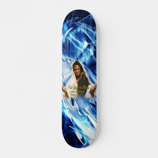 Korrigieren Sie Ihre Augen auf Jesus 2 Skateboard (Vorne)