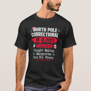 Korrigierender Mord am Nordpol wird gefangen und m T-Shirt