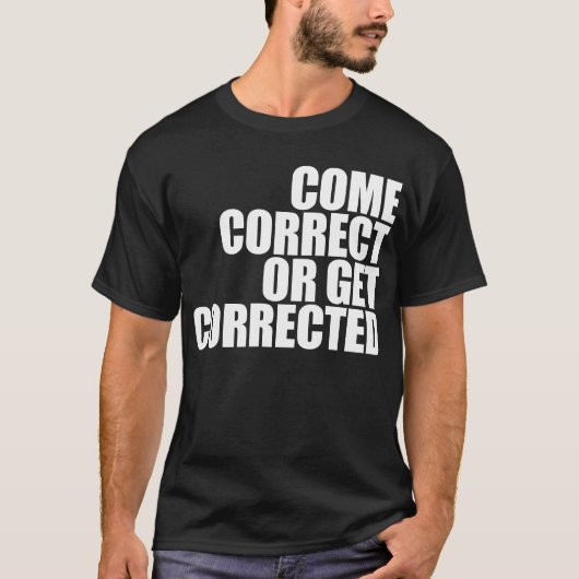 korrigiert werden T-Shirt (Vorderseite)