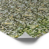 Korrodierter Sound - Versteckter 3D-Druck Poster (Ecke)