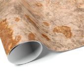 Korrodiertes MetallPackpapier Geschenkpapier (Rolleneckpunkt)