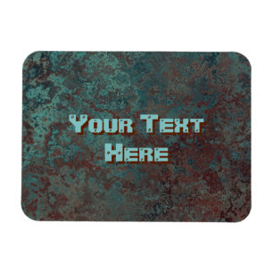 Korrosion "Kupfer"-Druck Text flexibel Magnet