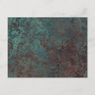 Korrosion "Kupfer"-Druckkarte Postkarte