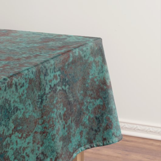 Korrosion "Kupfer" Drucktableteklappe Tischdecke (Beispiel)