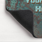 Korrosion "Kupfer" Textmousepad Mousepad (Ecke)