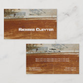 Korrosionsgepresstes Metall, Textur nach Maß Visitenkarte (Vorne/Hinten)