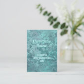 Korrosionsgrüne Drucksenkrinne Visitenkarte (Stehend Vorderseite)