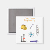 Korrosionsingenieur Chemieingenieurwesen Magnet (Vorderseite/Rückseite)