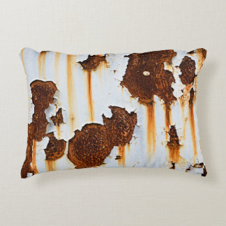Korrosionsweiße Roststreifen Dekokissen